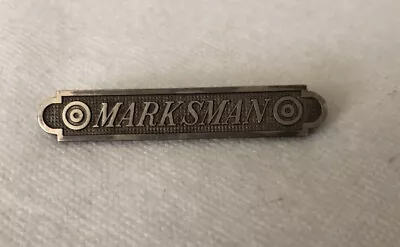 U.s. Military Marksman Badge Pin-back    *** Free Shipping *** • $12.99