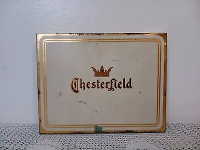  Vintage Chesterfield Cigarette Metal Tin Case #25 District Of Virginia USA      • $19.95