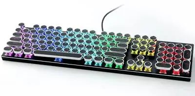 104 Mechanical Keyboard Round Keyboard Cap Keys Gaming Typewriter Keyboard Cap • $23.91