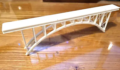 N Scale BIG Truss Arch Bridge 9.5  Length Model Train Scenery White & Paintable! • $8.95