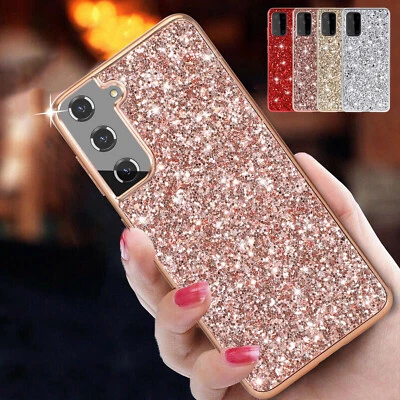 $7.98 • Buy For Samsung S22 Ultra S21 S20 FE Note 20 S10 Shockproof Glitter Bling Case Cover