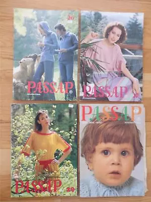 4 Vintage Passap International Machine Knitting Magazines Incl. Baby 1970's • $14.99