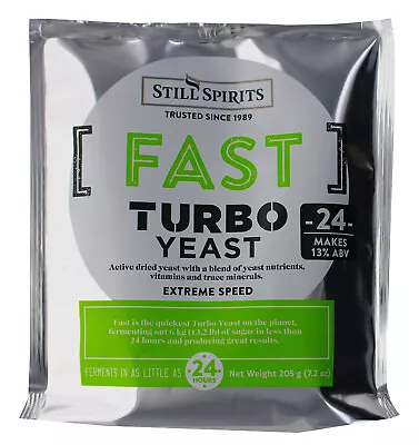 Still Spirits Fast Turbo Yeast 24 Hour • $10.07