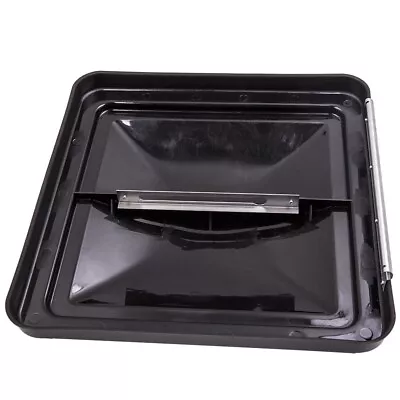 Universal Black 14  X14  Top RV Roof Vent Lid Cover Ventline For Camper Trailer • $19.58