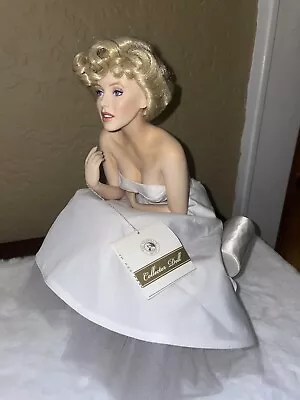 Vintage Marilyn Monroe Franklin Mint Porcelain Portrait Doll Seated • $180