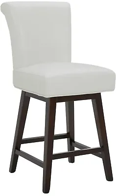 CHITA Modern 26  Counter Height Swivel Barstool Upholstered Faux Leather Swivel • $64.99