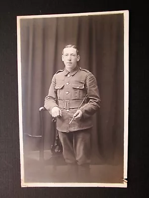 World War I Soldier - Rppc Thirlwell & Co Stockton Middlesborough Newcastle • £3.50