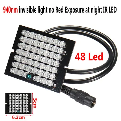 £11.08 • Buy 48-LED IR Infrared Illuminator Night Vision Light Lamp For Security CCTV Camera