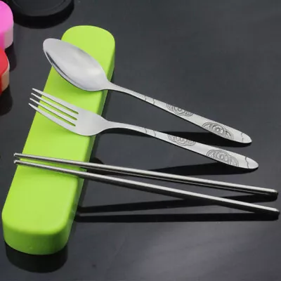 Hiking Silverware Camping Tableware Set Camping Equipment Supplies • £8.79