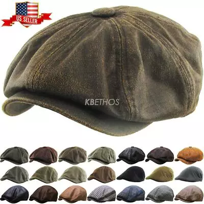 Mens Ivy Hat Golf Driving Ascot Winter Flat Cabbie Newsboy Debonair • $17.99