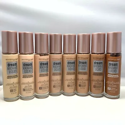 Maybelline Dream Radiant Liquid Hydrating Foundation 1fl.oz./30ml New; You Pick! • $9.95