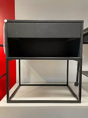 Ikea VIKHAMMER Nightstand Drawer Black 23 5/8x15 3/8   - NEW • £163.91