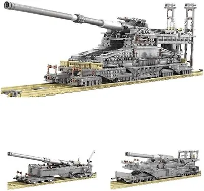 Gustav Dora Cannon Railway Gun WW2 Building Blocks Set • $219.99