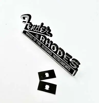 Fender Rhodes Name Rail Logo Electric Piano Replacement Badge • $22.99