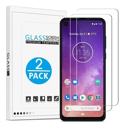 Premium Motorola Moto OneE5G7X4E6G6G7 Play Tempered Glass Screen Protector • $10.99
