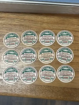 Vintage Chocolate Milk Caps Browns Dairy Drumheller Alberta Canada • $0.73