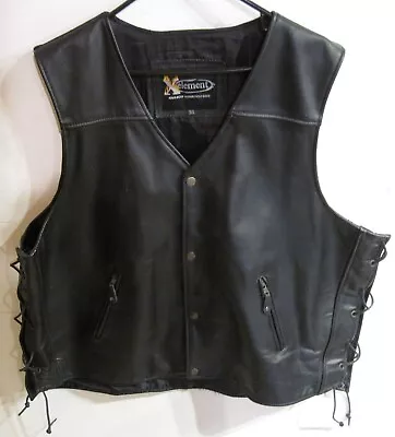 Xelement Biker Vest Harley Davidson Patch 3XL • $50