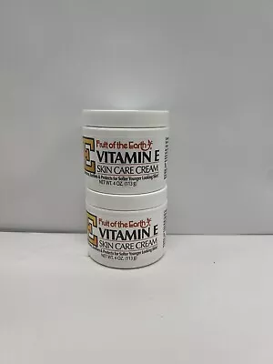 2 Pack Fruit Of The Earth Vitamin E Skin Care Cream 4 Oz • $12.99