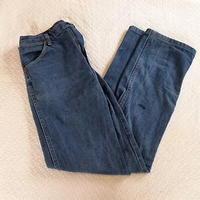 Wrangler Men's Jeans Blue Denim 13MWZ Straight Leg Size W3 X L33 Pre-Owned  • $29.95
