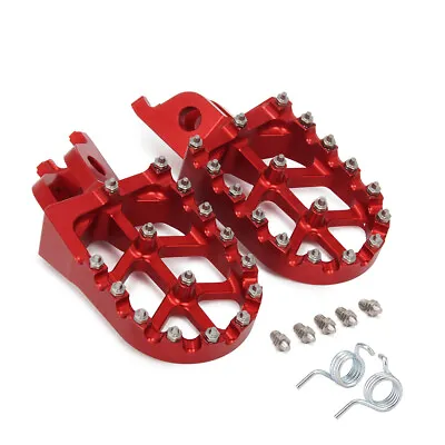 $33.72 • Buy CNC Foot Pegs Pedals Rests For KX250X CRF1000L CRF450L CR125 CR250 Motorcycle