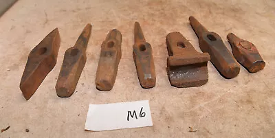 7 Antique US Blacksmith Hammer Heads Collectible Metal Working Tool Lot M6 • $269.99