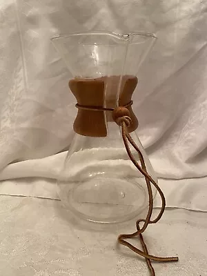 Vintage CHEMEX Glass Coffee Pot 9 1/4  Tall • $39.95