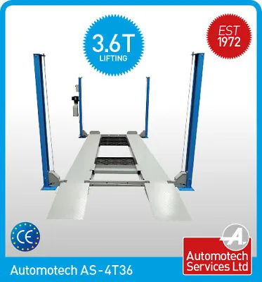4 Post Car Lift / Vehicle Ramp / Parking Lift / With Mobile Wheel Kit 3.6t 240v • £2580