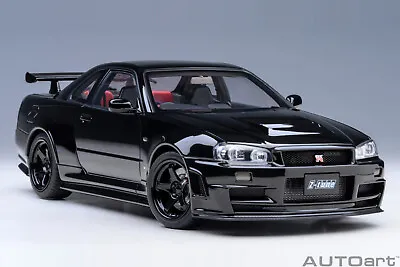 Auto Art 77463 2002 Nissan Skyline R34 Gt-r Z-tune Black Pearl .  1:18 Scale • £300