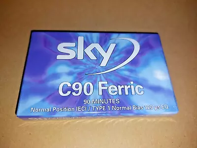 Sky C90 Ferric Blank Cassette New And Sealed • £3.99