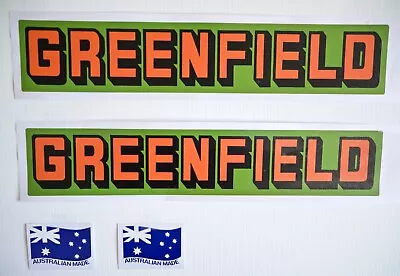 Greenfield 21st Anniversary Model Vintage Ride-on Mower Repro Decals • $40