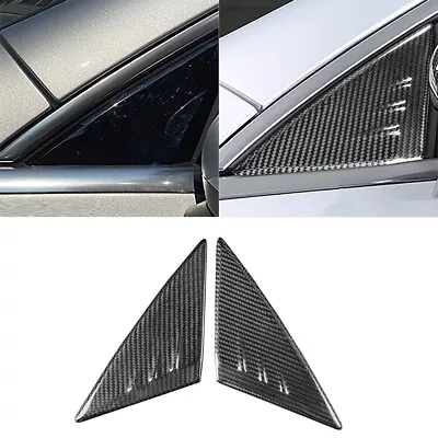 Dry Carbon Fiber A Pillar Front Triangle Cover Trim For Benz W118 CLA 2020-2022 • $65.99