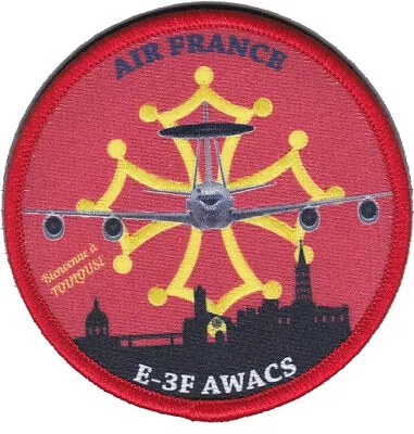 Patch Air France Industries E-3f Awacs Welcome To Toulouse • $7.44