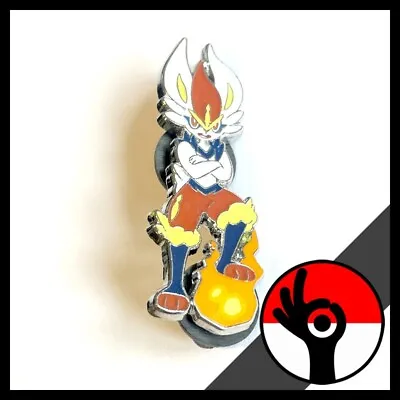 £2.99 • Buy Pokemon Enamel Badge Pin - Cinderace