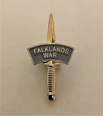 £3.95 • Buy 40 Commando Royal Marines Falklands Dagger Lapel Pin Or Walking Stick Mount