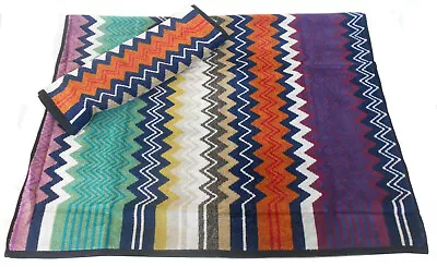 Missoni Home Towel Set Cotton Velour Ecologic Hypoallergenic Taylor 100 • $99