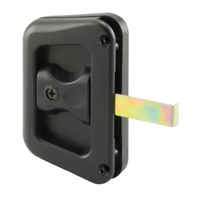 Screen Door Handle Latch 3 In Hole Center Black Plastic Sliding Patio Doors Pull • $10.18