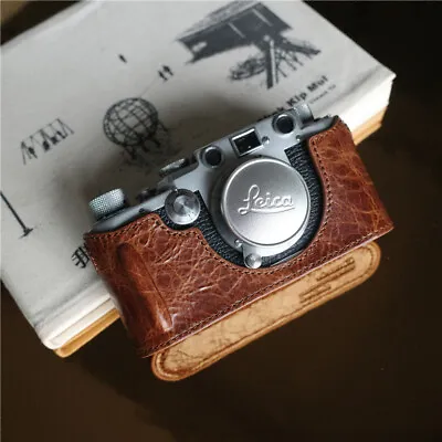 Cam-in Genuine Leather Half Case For Leica IIIF 3F IIIC 3C Camera Bag Cover • $44.99