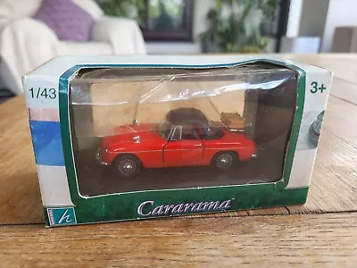 Cararama 1:43 1962 MGB Soft Top Convertible With Luggage Diecast Model • $20.35