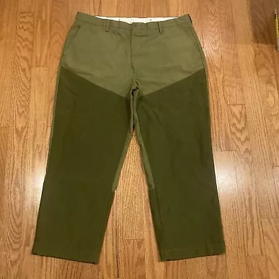 Vintage Rattlers Brand Olive Snake Bite Brush Pants Size 40x30 | Made In USA • $27.99