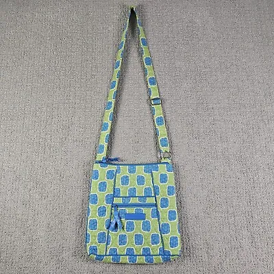 Vera Bradley Doodle Daisy Toggle Tote Shoulder Purse Blue/Yellow • $14.99