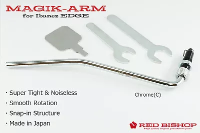 RED BISHOP MAGIK-ARM For Ibanez EDGE  Chrome C • $39