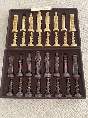 SAC Handcrafted Egyptian Chess Set Immaculate Condition - RARE • £250