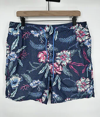 Vineyard Vines Swim Trunks Mens Large Floral Bathing Suit Board Shorts Preppy • $16.99