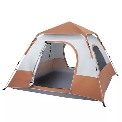 4-6 Person Instant Automatic Pop Up Tent Camping Hiking Outdoor Green Waterproof • $58.99