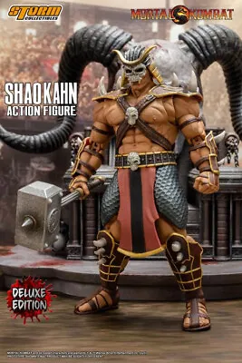 Mortal Kombat X Shao Kahn Throne Deluxe 1/12 Action Figure Storm Collectibles • $189.99