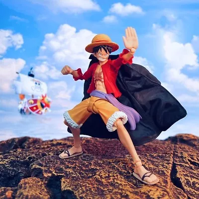 Handmade Custom Black Wired Coat For S.H.Figuarts 1Pcs Monkey D Luffy（No Figure） • $29.99