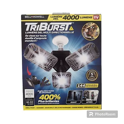 Bell + Howell TriBurst144 High Intensity LED 4000 Lumens Flush Mount Light • $22