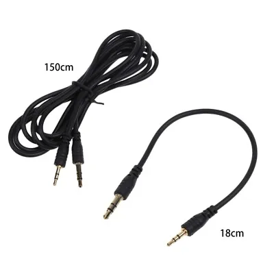 Male To Male 3.5mm Male Stereo Aux Coiled Cord 3.5mm To 2.5mm Cable • £5.80