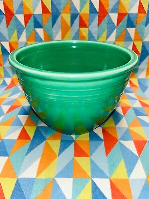 Vintage Fiesta Ware Green  #3 Mixing Bowl Nesting Bowl Original Fiestaware • $55.99