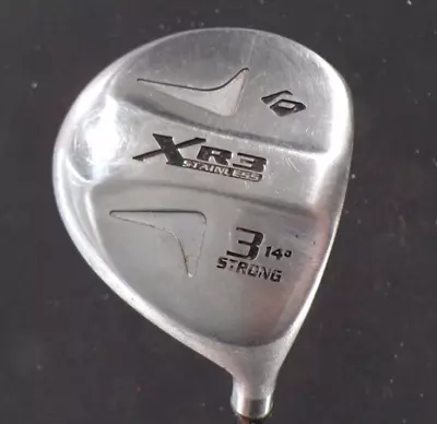 XR3 Stainless 3 Fairway Wood Strong 14* Aldila Shaft Mid-Firm Flex • $19.88